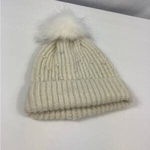 NWOT capelli new york pearl beanie